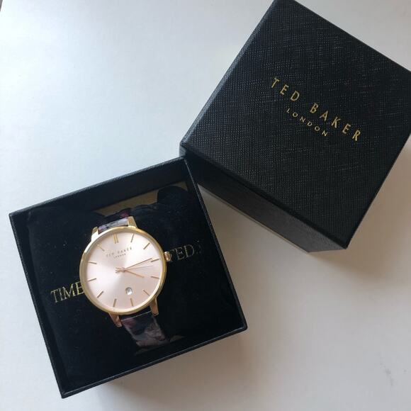 Ted Baker Kate Rose Gold Floral Watch TE15092001 - Picture 11 of 12